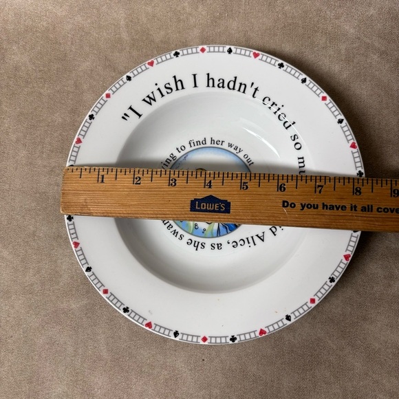 Cardew Alice in Wonderland Soup or Cereal Bowl -- Ceramic - Picture 4 of 5